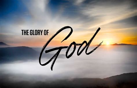 The Glory Of God Xl Ministries