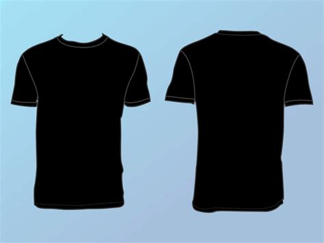 T Shirt Template Vector