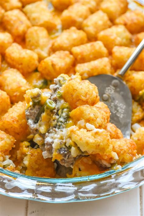 The recipe i'm sharing today is a fun, keto spin on one of my favorites from my higher carb days. Green Bean Tater Tot Casserole | NeighborFood