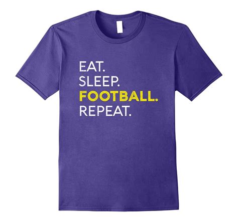 Eat Sleep Football Repeat Shirt Football Player T Shirt Cl Colamaga