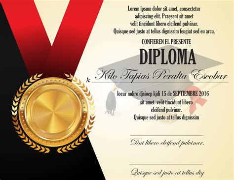 Diseño De Diplomas Para Graduación Colección 1 Plantillas De Diplomas