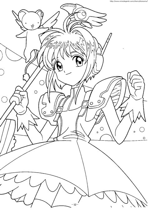 Sakora Tree Colouring Pages Sailor Moon Coloring Pages Coloring