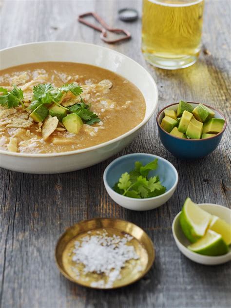 Get full nutrition facts and other common serving sizes of chicken tortilla soup including 1 oz and 100 g. Chicken Tortilla Soup - Once Upon a Chef | Recipe ...