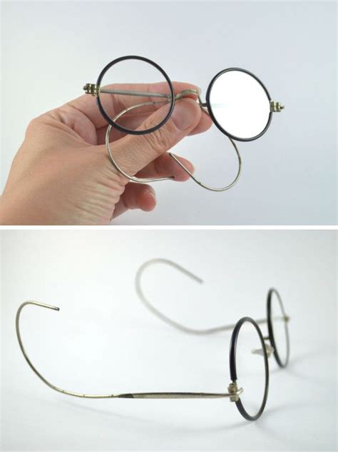 Antique Spectacles Round Windsor Style Antique Eyeglasses John Lennon Glasses Vintage