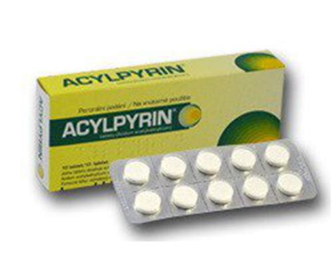 Acylpyrin indications and usages, prices, online pharmacy health products information. Na chřipku, nachlazení a virózy: Paralen, nebo Acylpyrin ...