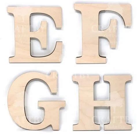 Natural Wooden Letters Alphabet Cut Outs At Rs 88piece In Mumbai