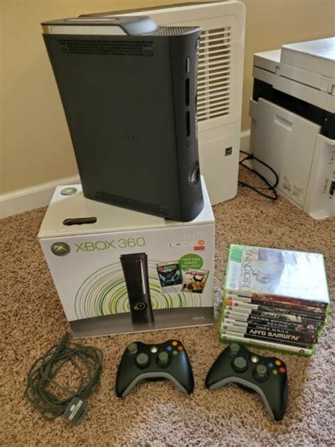 Microsoft Xbox 360 Elite 120gb Console Black For Sale Online Ebay