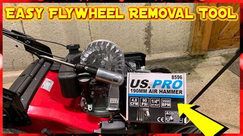How To Remove A Lawnmower Flywheel Easy Way Youtube