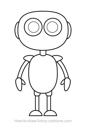 You will need a few. Robot drawing (Sketching + vector)