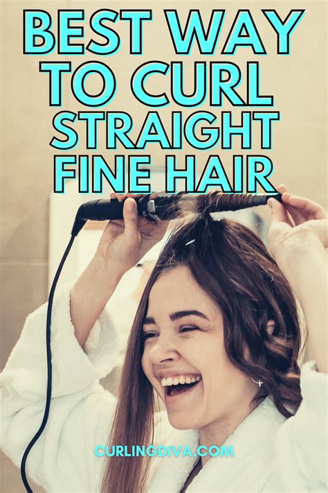 Best Way To Curl Straight Fine Hair Pin Straight Hair Curled