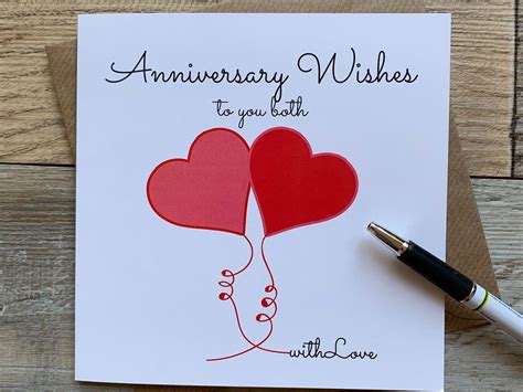 Anniversary Greeting Card Anniversary Cards Paper And Party Supplies
