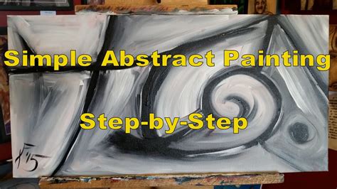 Acrylic Painting For Beginners Simple Abstract Step By