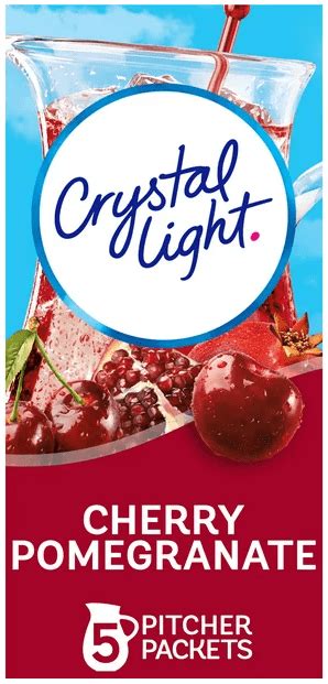 Crystal Light Cherry Pomegranate Sugar Free Drink Mix Caffeine Free 5
