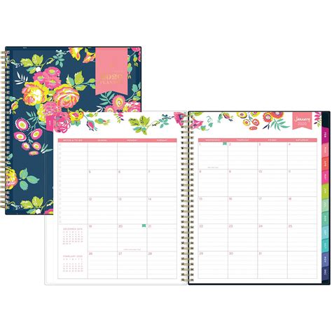Office Supplies 2020 Weekly Planner With Flexible Cover 85 X 11