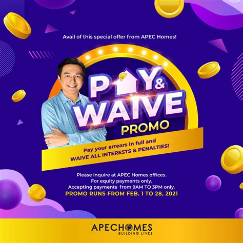 Pay And Waive Promo