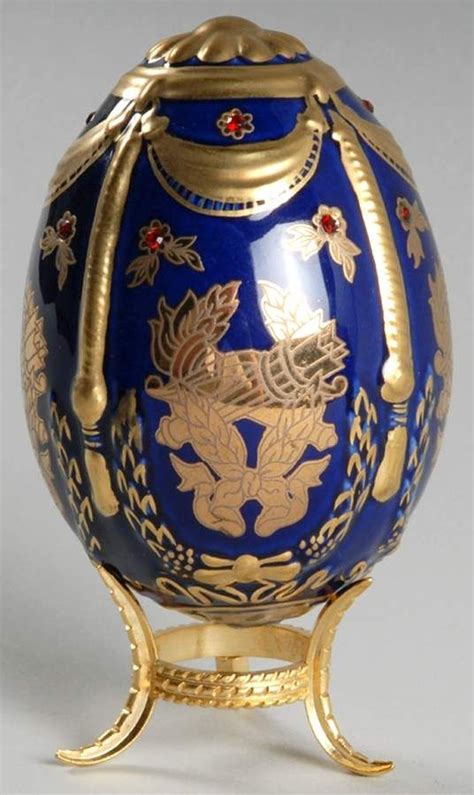 Faberge Imperial Jeweled Egg Collection Heritage Of The Czars Blue