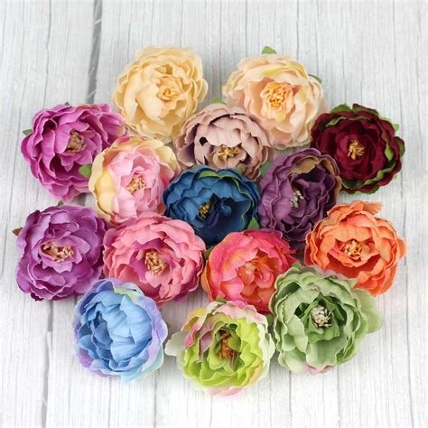 5 100pcs 6cm peony flower heads bulk wholesale for crafts rose etsy