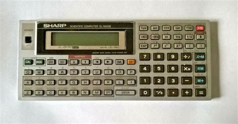Sharp El 5500iii Pc 1403 Vintage Calculator Pocket Computer Basic