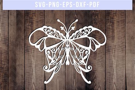 Bundle Of 9 Butterfly Papercut Templates Butterfly Cut Files Spring