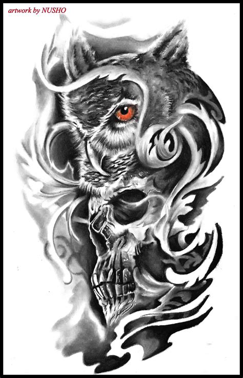 Pin By John Schmitt On Artz Owl Skull Tattoos Lion Head Tattoos Owl