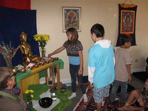 Childrens Puja Celebrated At Nagaloka Portland Maine The Buddhist