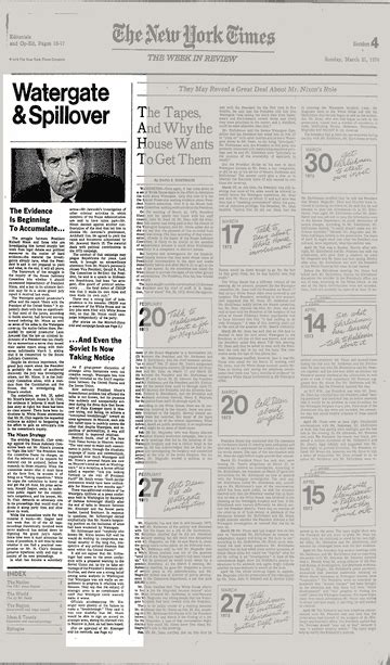 Watergate And The New York Times