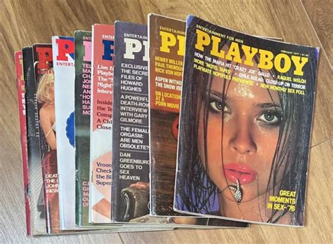 Lot Of Vintage Playboy Magazines W Centerfolds Picclick