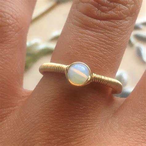 Tiny Moonstone Dangle Earrings Ring Set Sterling Silver 14k Etsy UK