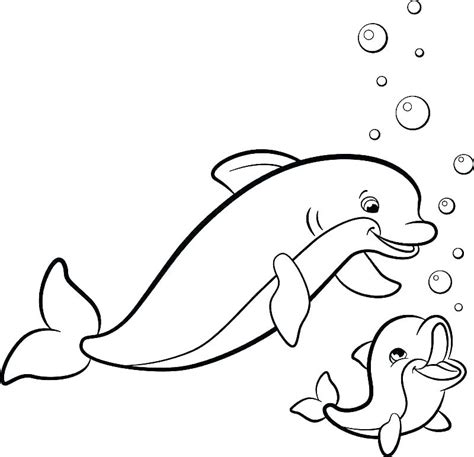 Dolphin Coloring Pages Gallery Whitesbelfast