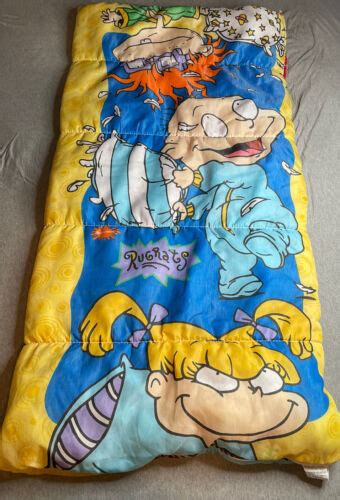 Vintage 1997 Nickelodeon Rugrats Sleeping Bag Tommy Angelica Pickles 56” Ebay