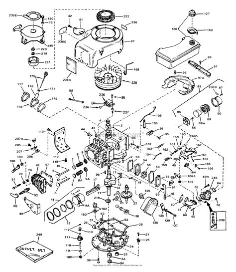 Tecumseh Vh70 135008 Parts Diagram For Engine Parts List 1