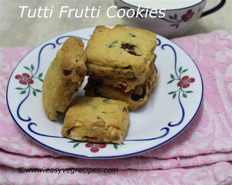 Tutti Frutti Cookies Recipe How To Make Tutti Frutti Cookies