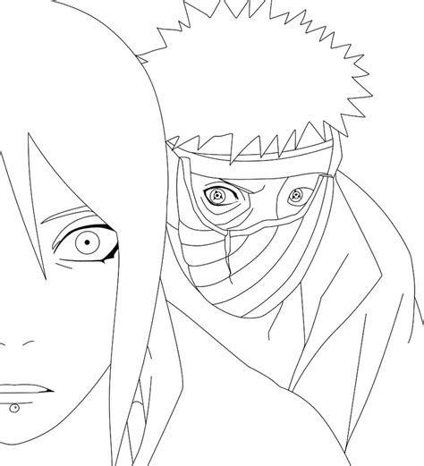 Sasuke Akatsuki Coloring Pages