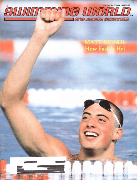 Swimming World Magazine July 1985 Issue