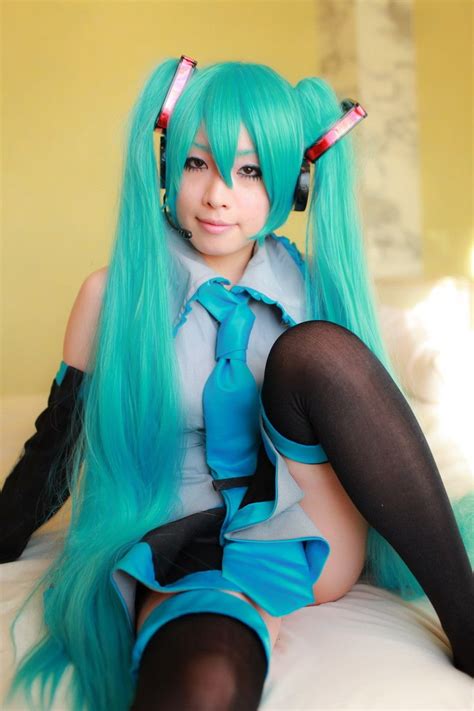 Miku Cosplay Sexygirl Hatsune Miku Vocaloid Miku Cosplay Hatsune Miku Cosplay