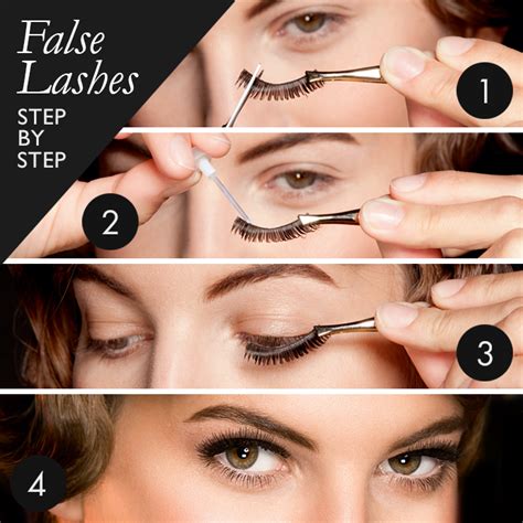 How To Apply Fake Eyelashes
