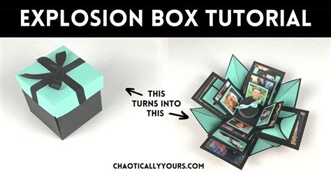 Explosion Box Diy Instructions Chaotically Yours