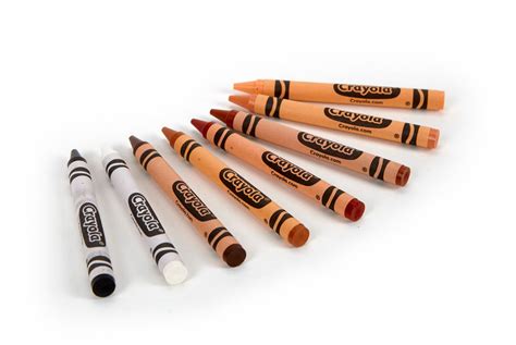 Crayola Multi Cultural Crayons Regular Assorted Skin Tone Colors My