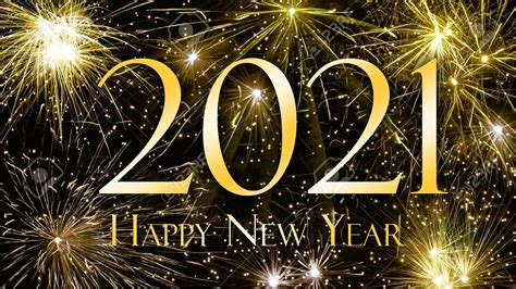 Happy New Year 2021 With Sparkles Background Hd Happy New Year 2021