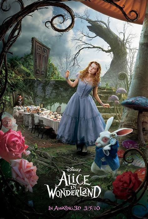 The Poster For Alice And The White Rabbit