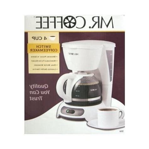 Mr Coffee Simple Brew 4 Cup Switch Coffee Maker