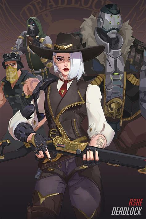 Overwatch Ashe By Shadowjwu Overwatch Wallpapers Overwatch