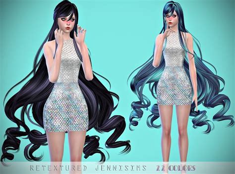 Jennisims Downloads Sims 4 Newsea Steammist Hair
