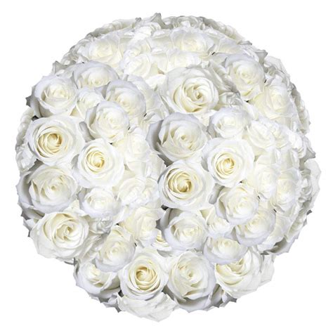 Globalrose 150 Fresh Cut White Roses With A Creamy Yellow