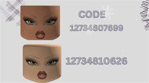 Roblox Face Id Codes For Bloxburg Berry Avenue And Brookhaven