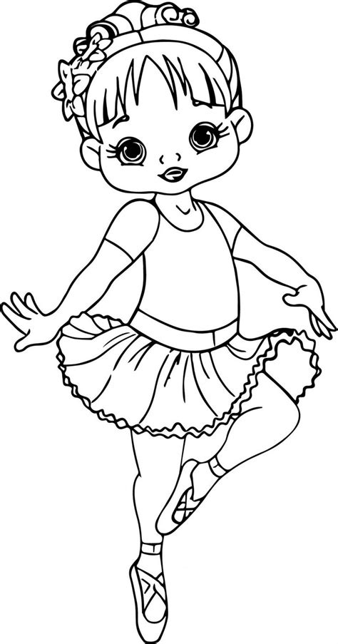 Printable Ballerina Coloring Pages Printable Templates
