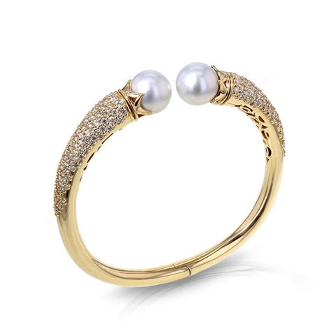 Pearl Bangle Bracelet Jewelry Designs