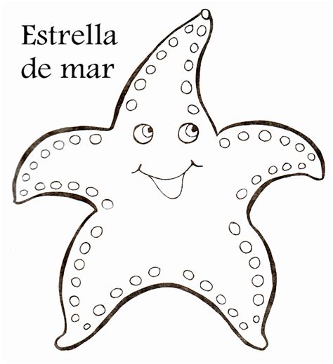 Estrella De Mar Dibujo Para Imprimir Novalena