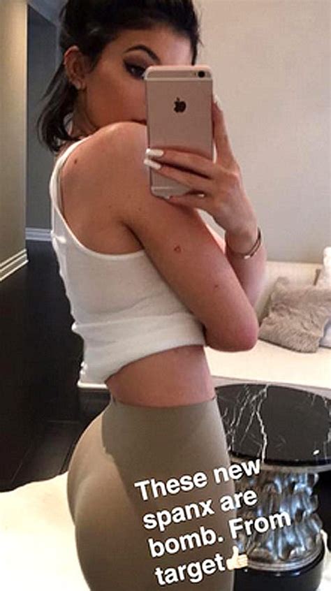 Kylie Jenner Shows Off Her Butt Spanx