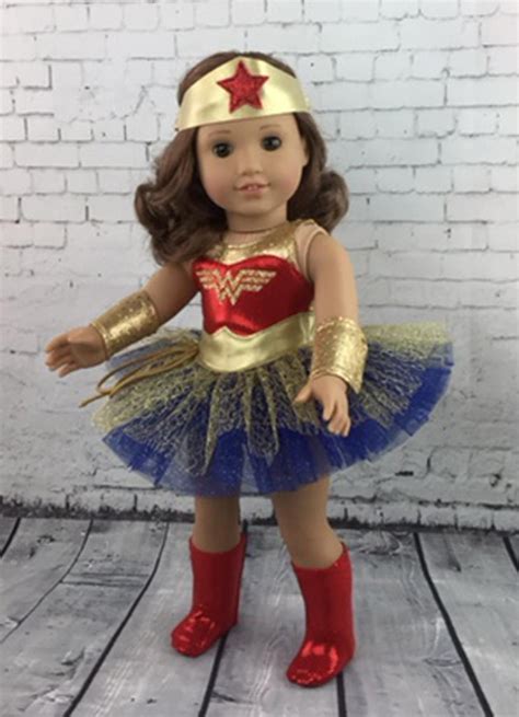 American Girl Wonder Woman Costume American Girl Doll Costumes